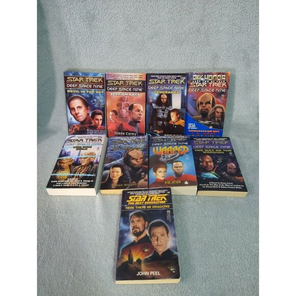 Star Trek Deep Space Nine Paperback Novels Lot of 8 - Picture 1 of 7
